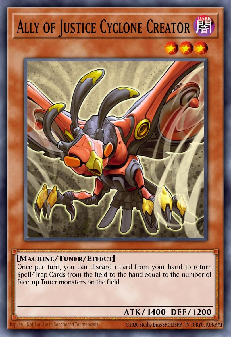 Ally of Justice Cyclone Creator Phantom Revenge card