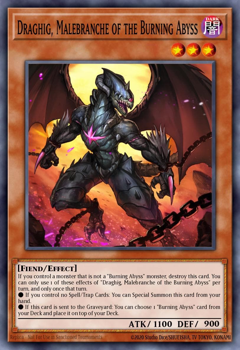 Draghig, Malebranche of the Burning Abyss Crossed Souls: Advance Edition card