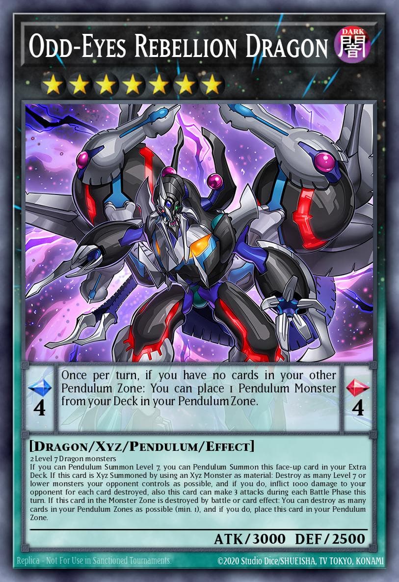 Odd-Eyes Rebellion Dragon Clash of Rebellions: Special Edition card