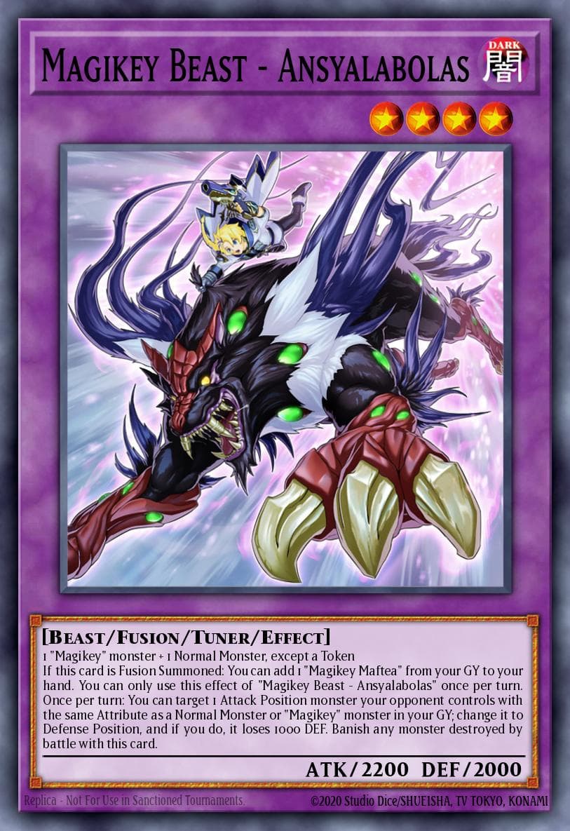 Magikey Beast - Ansyalabolas 2022 Tin of the Pharaoh's Gods card