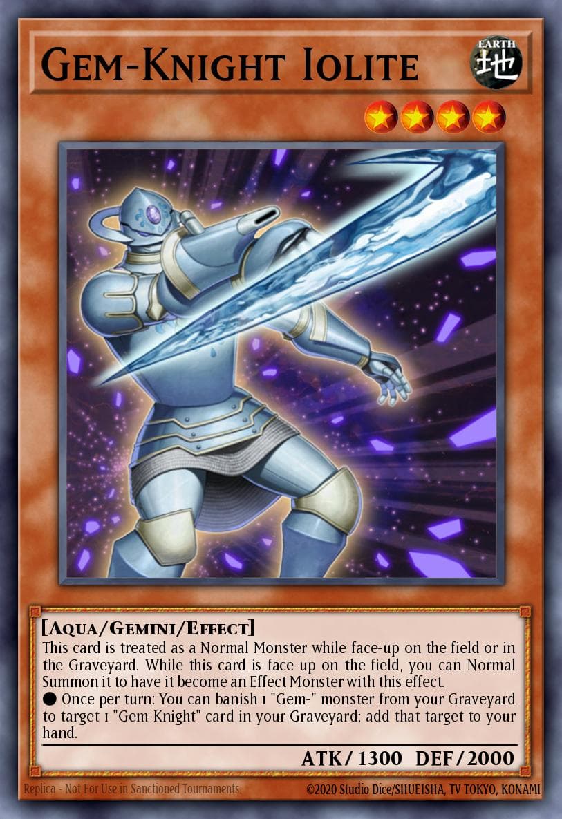 Gem-Knight Iolite Hidden Arsenal 6: Omega Xyz card