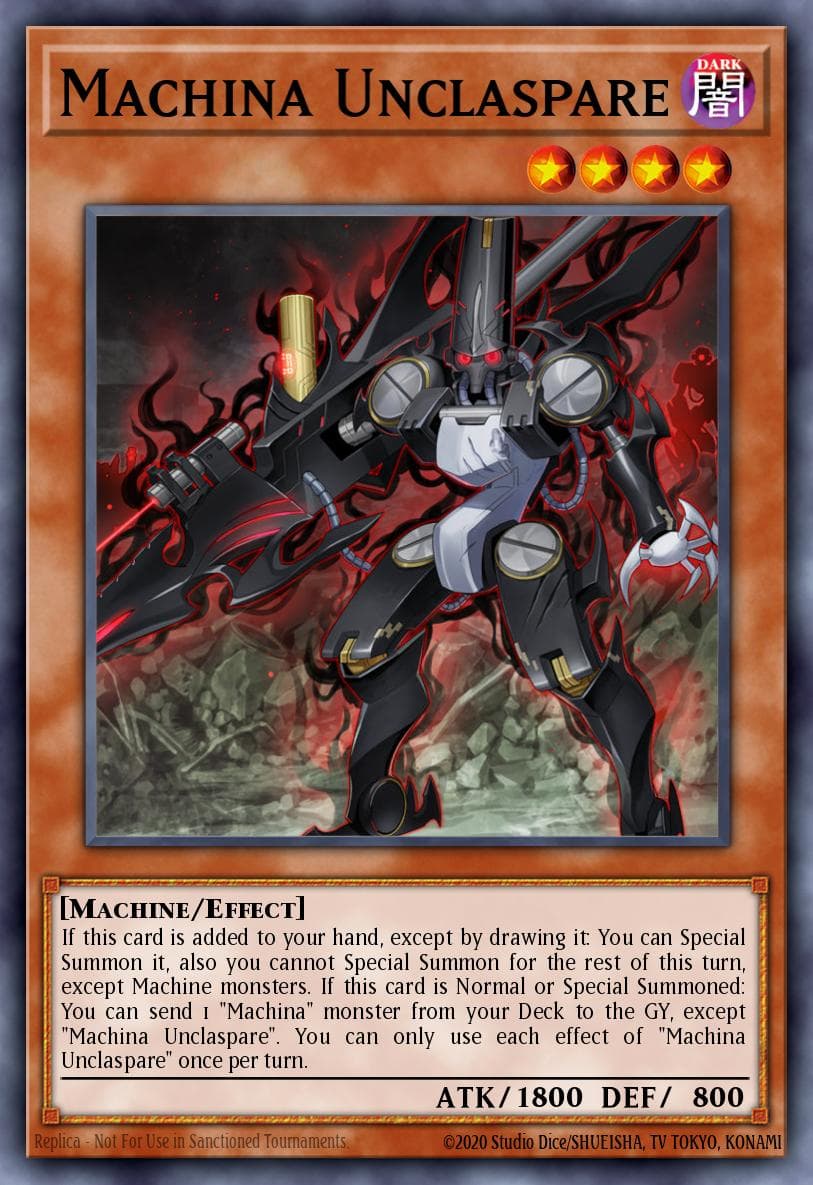 Machina Unclaspare 2022 Tin of the Pharaoh's Gods card