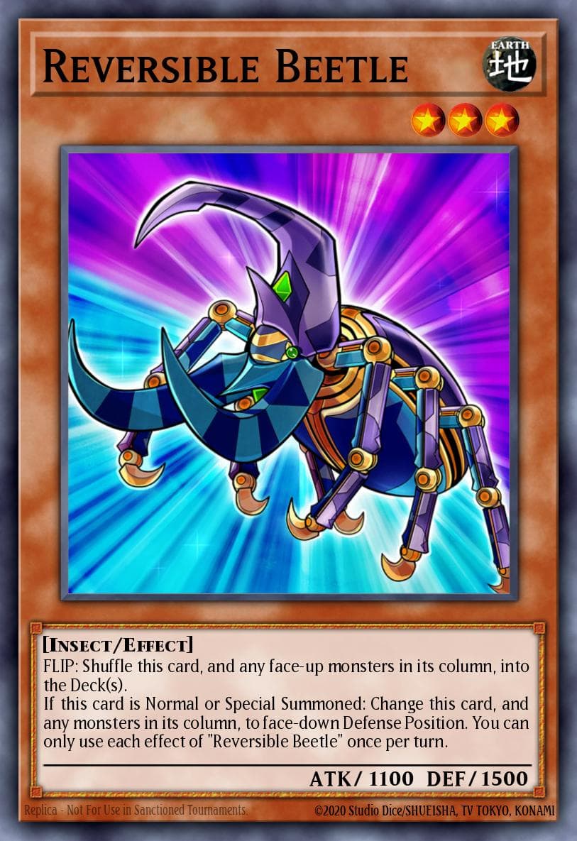 Reversible Beetle Rising Rampage Special Edition card