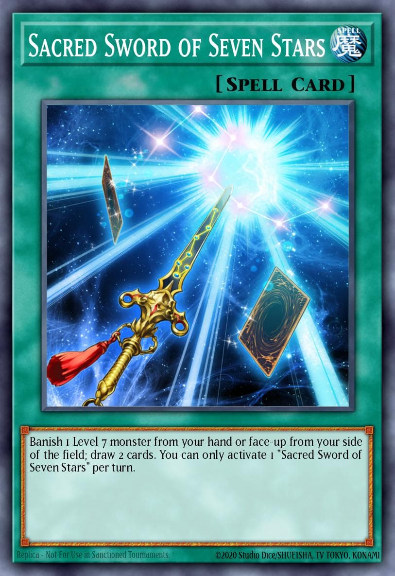 Sacred Sword of Seven Stars Master of Pendulum Structure Deck card