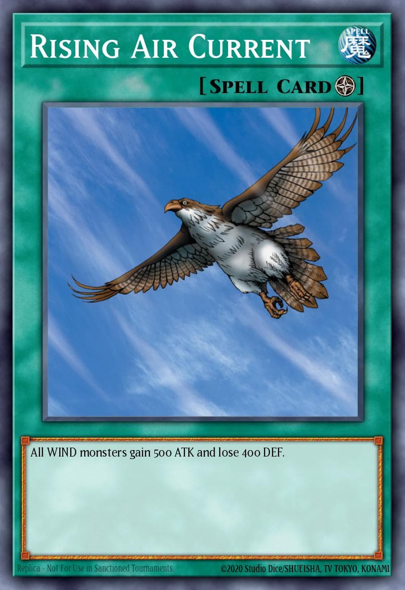 Rising Air Current Spell Ruler card
