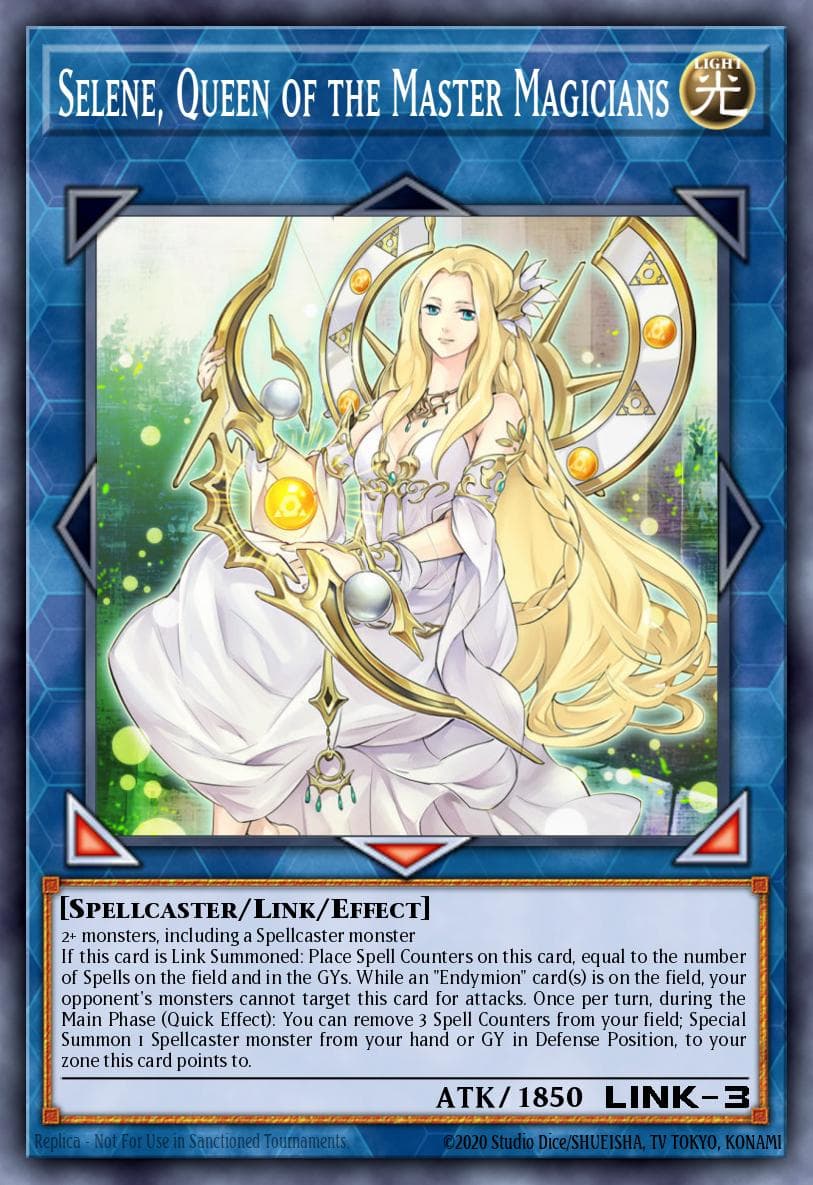 Selene, Queen of the Master Magicians Duel Overload card