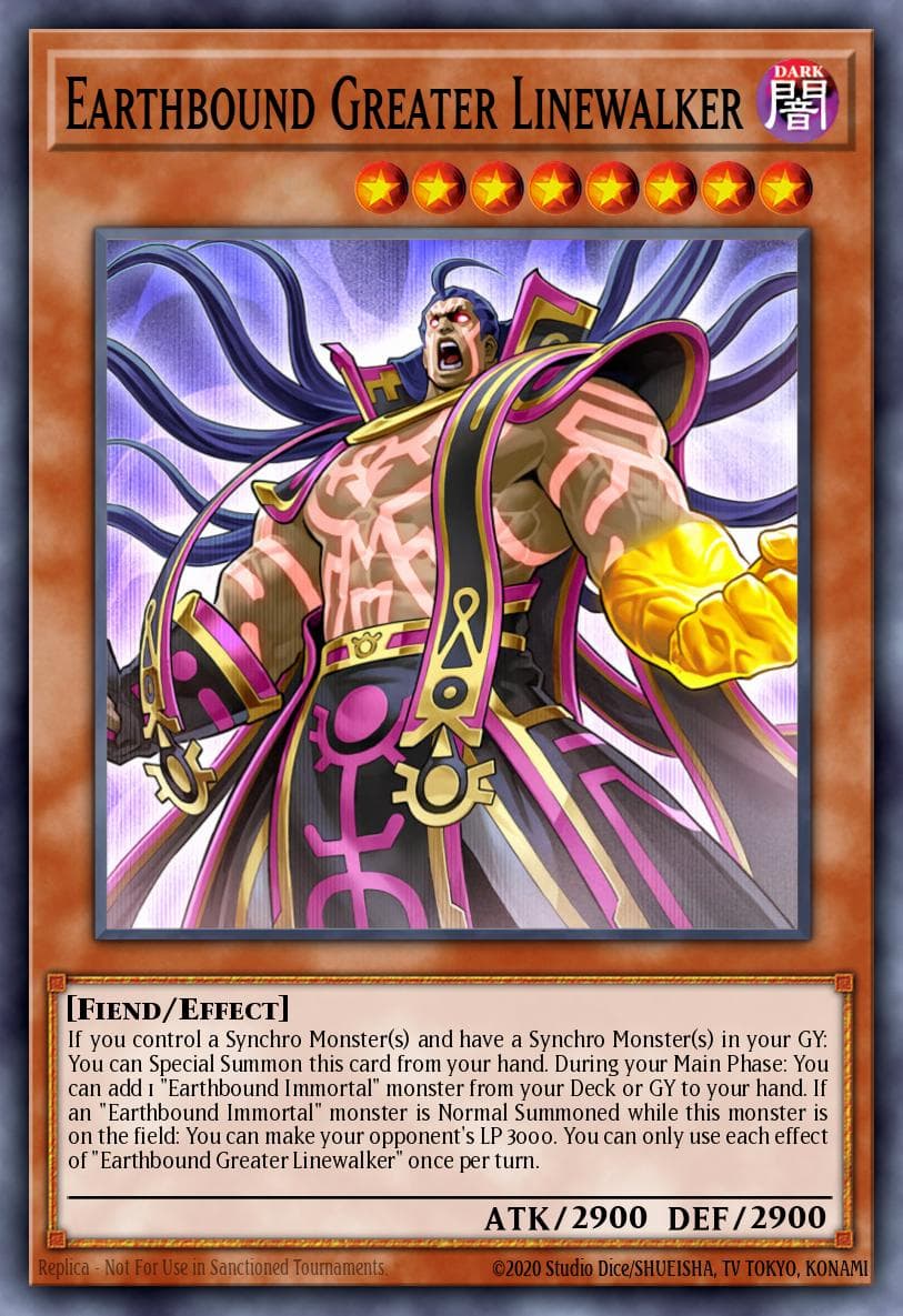 Earthbound Greater Linewalker Legendary Duelists: Immortal Destiny card