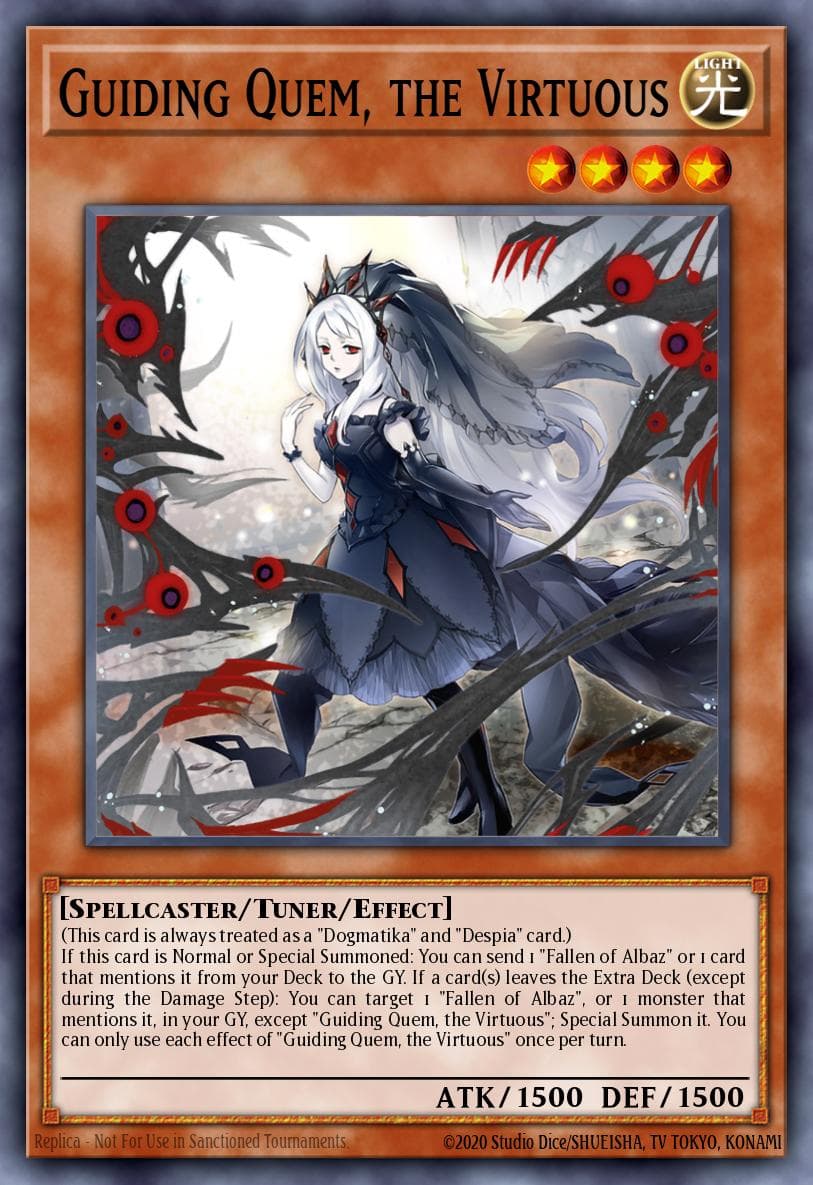 Guiding Quem, the Virtuous THE CHRONICLES DECK: The Fallen & The Virtuous (All-Foil Edition) card
