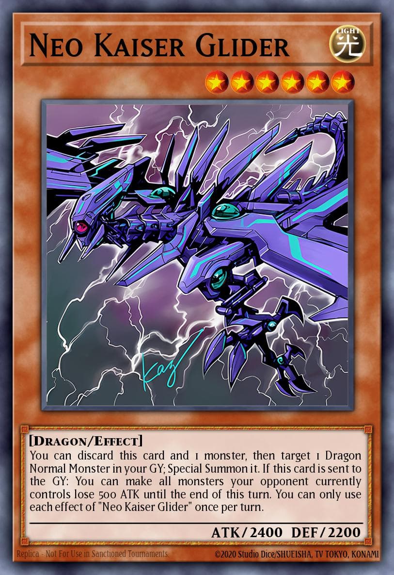Neo Kaiser Glider 2019 Gold Sarcophagus Tin card