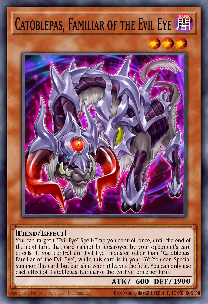 Catoblepas, Familiar of the Evil Eye The Infinity Chasers card