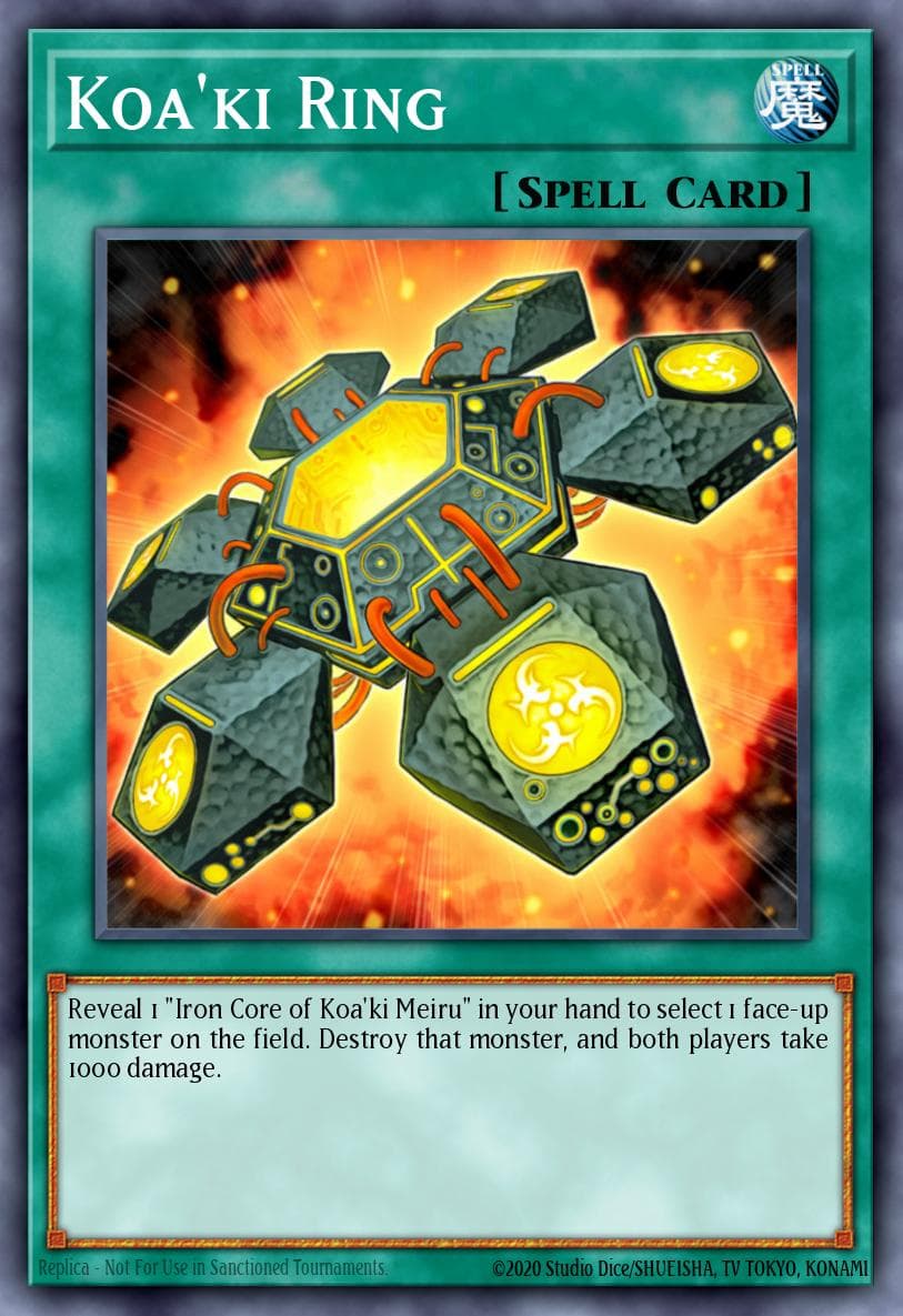Koa'ki Ring Starstrike Blast Sneak Peek Participation Card card