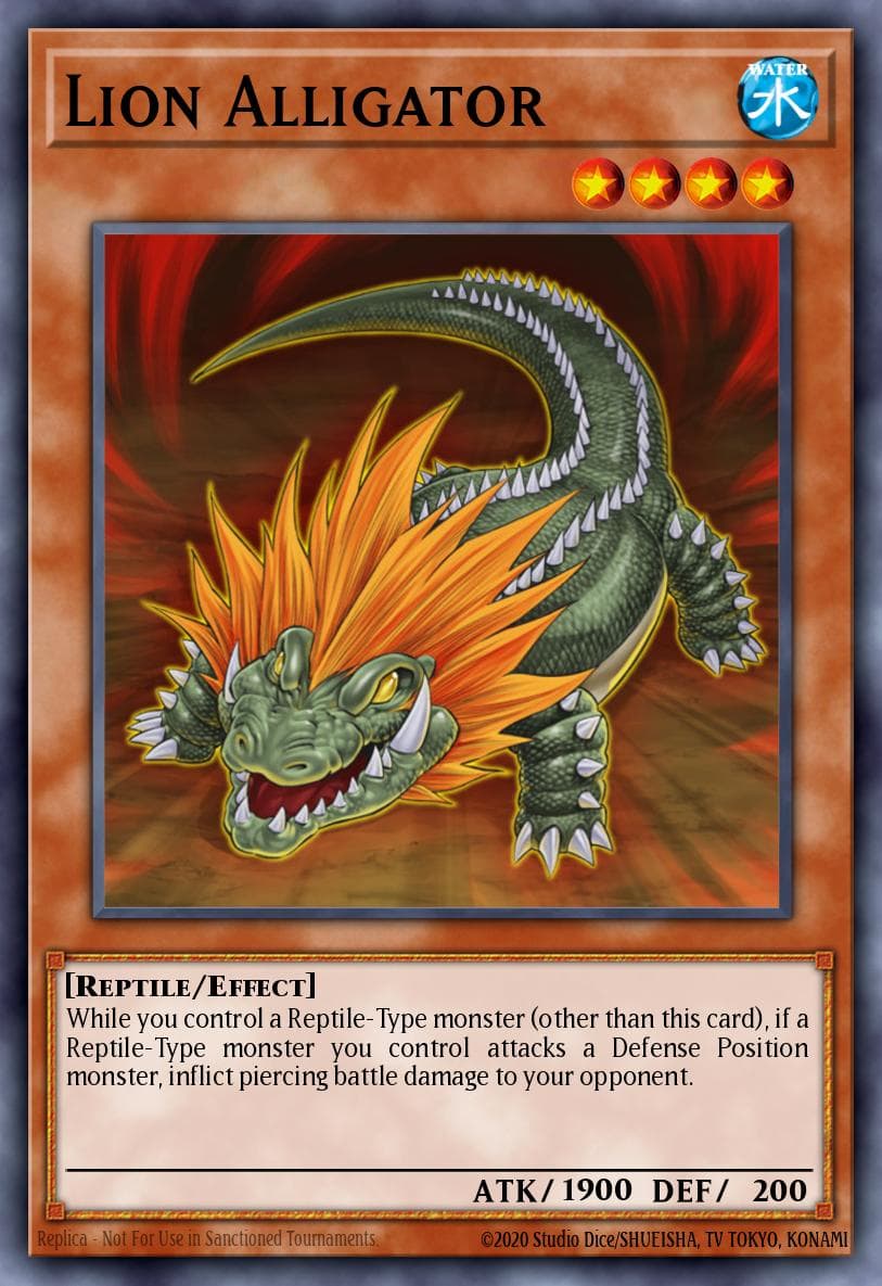 Lion Alligator Legendary Collection 2: The Duel Academy Years card
