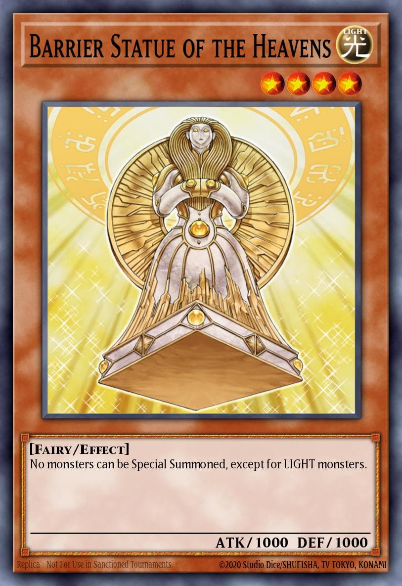 Barrier Statue of the Heavens Cyberdark Impact card