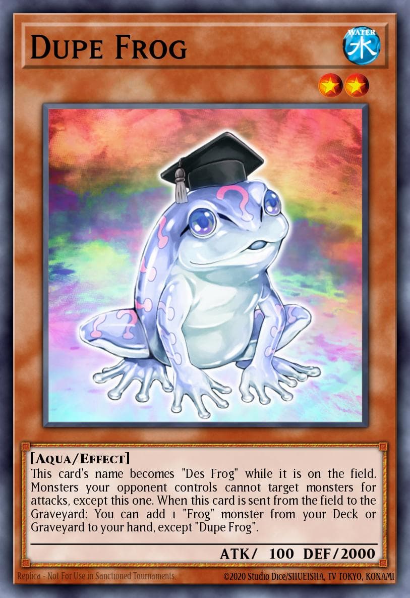 Dupe Frog Structure Deck: Freezing Chains card