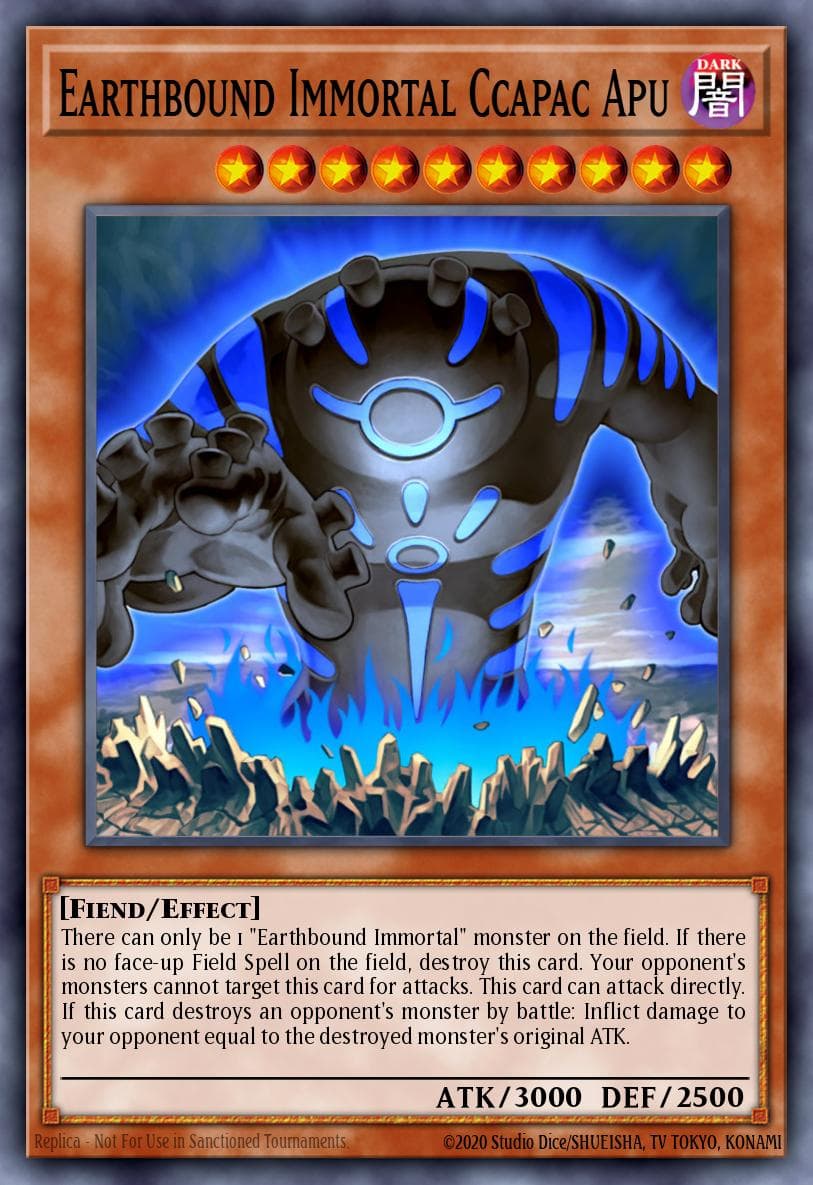 Earthbound Immortal Ccapac Apu Legendary Duelists: Immortal Destiny card