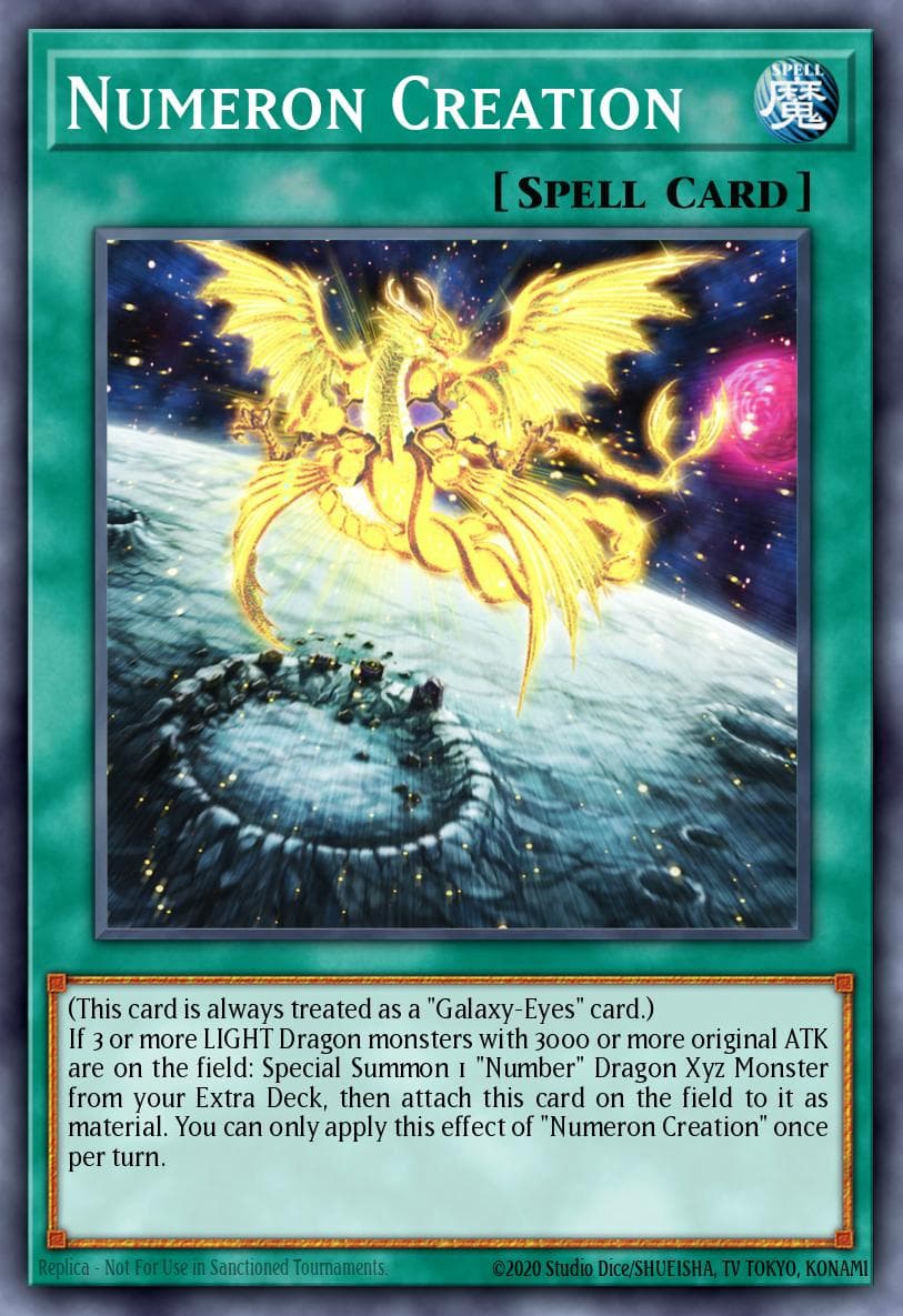 Numeron Creation 25th Anniversary Tin: Dueling Mirrors card
