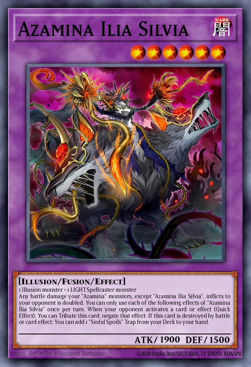 Azamina Ilia Silvia Rage of the Abyss card