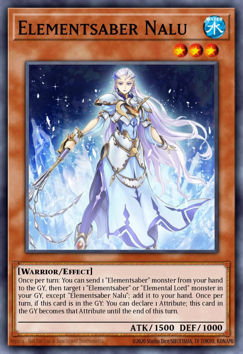 Elementsaber Nalu Flames of Destruction Special Edition card