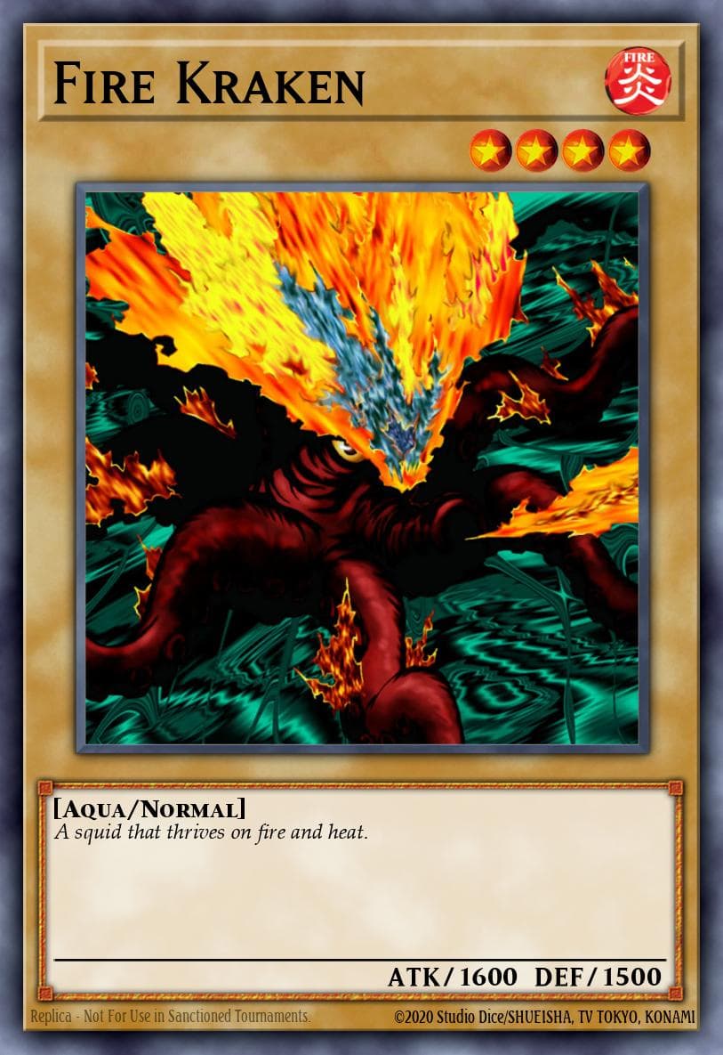 Fire Kraken Spell Ruler card
