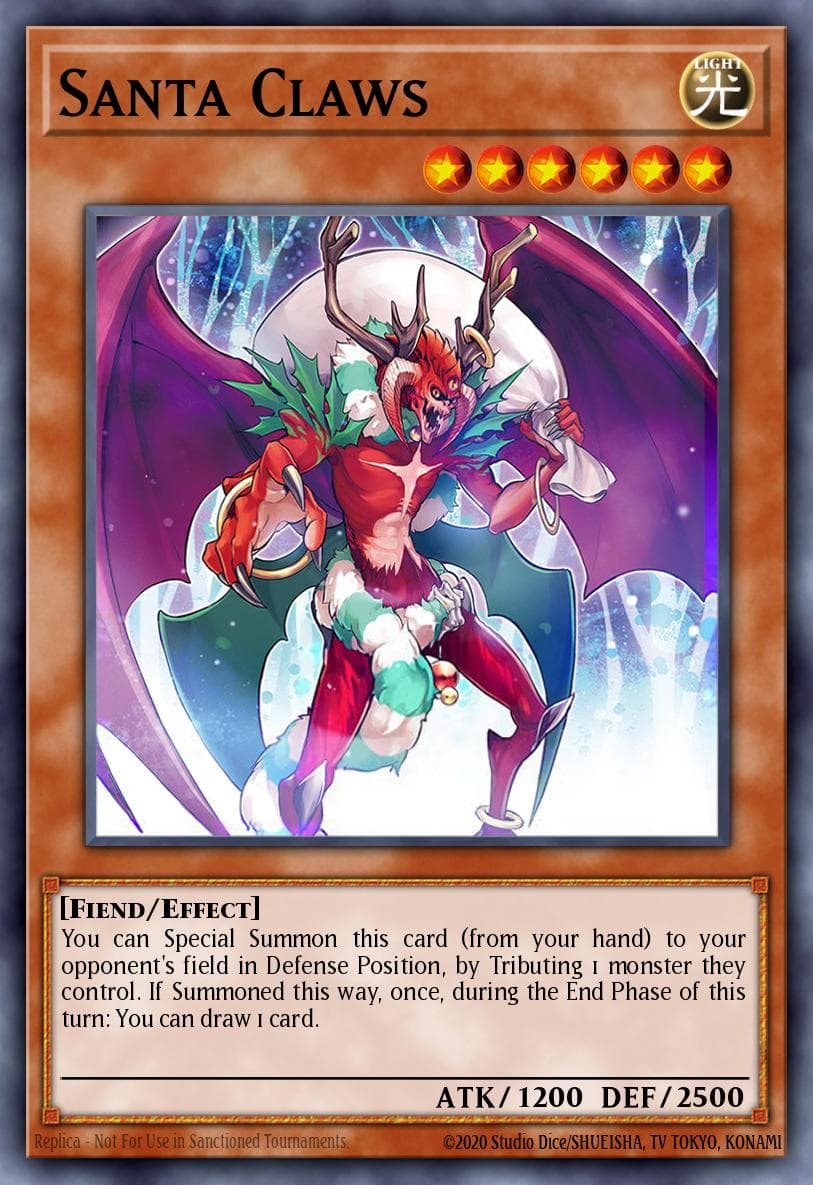 Santa Claws Premium Gold: Return of the Bling card