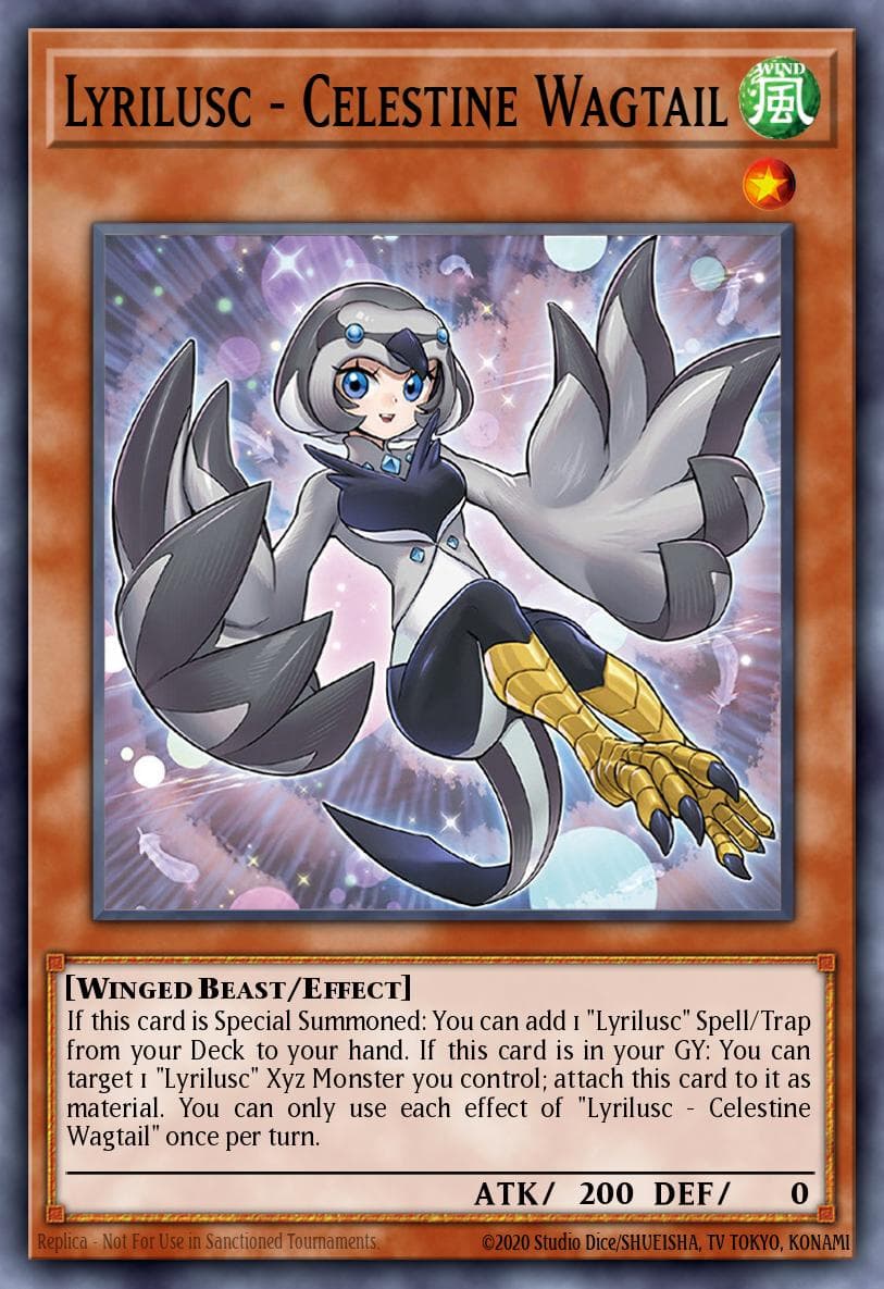 Lyrilusc - Celestine Wagtail Legendary Duelists: Synchro Storm card