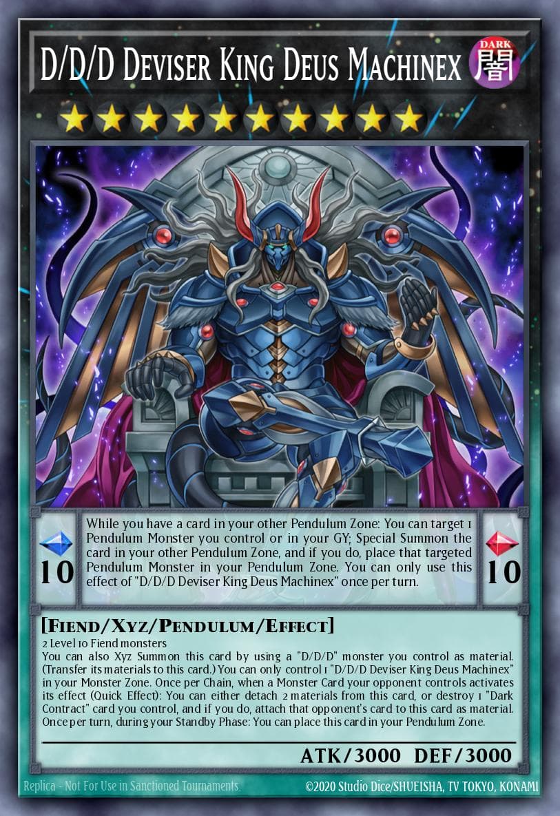 D/D/D Deviser King Deus Machinex Battle of Chaos card