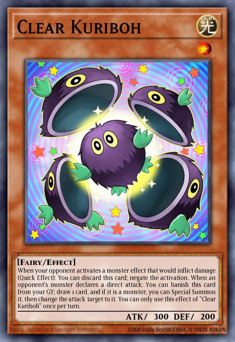 Clear Kuriboh Yu-Gi-Oh! The Dark Side of Dimensions Movie Pack: Gold Edition card