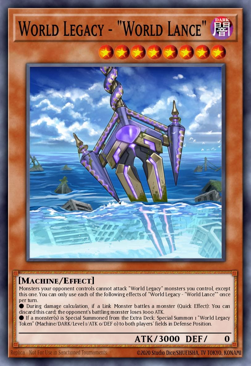 World Legacy - "World Lance" Flames of Destruction Special Edition card