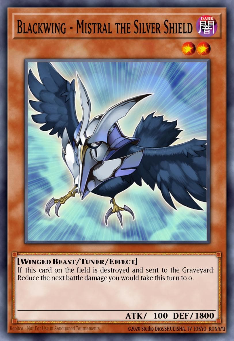 Blackwing - Mistral the Silver Shield Ancient Prophecy: Special Edition card