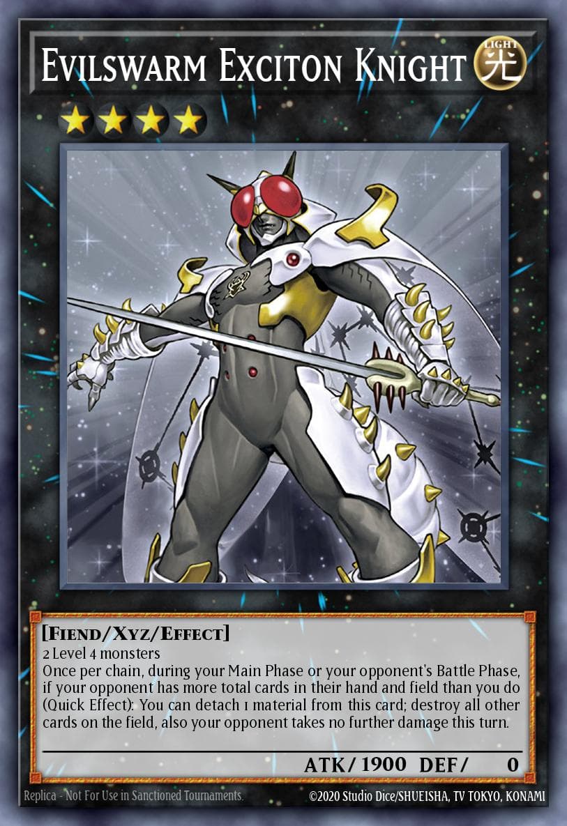 Evilswarm Exciton Knight Battles of Legend: Chapter 1 card