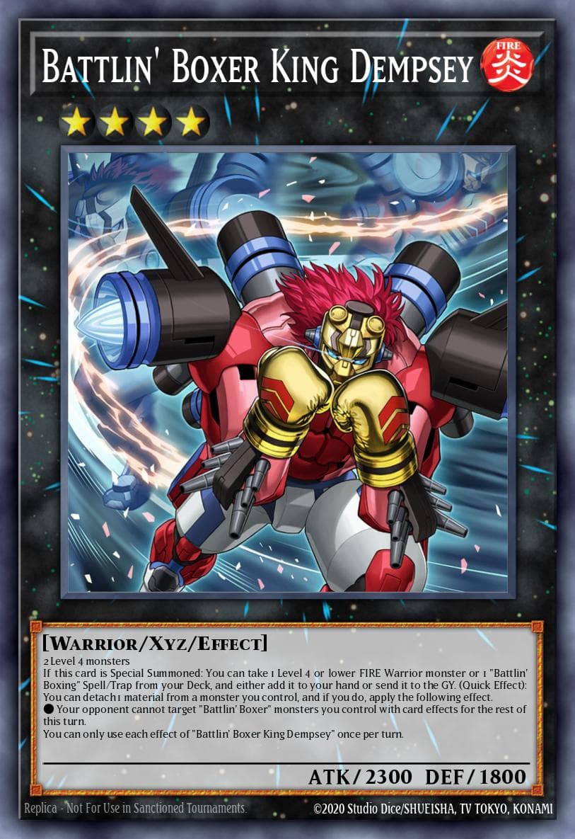 Battlin' Boxer King Dempsey Legendary Duelists: Soulburning Volcano card