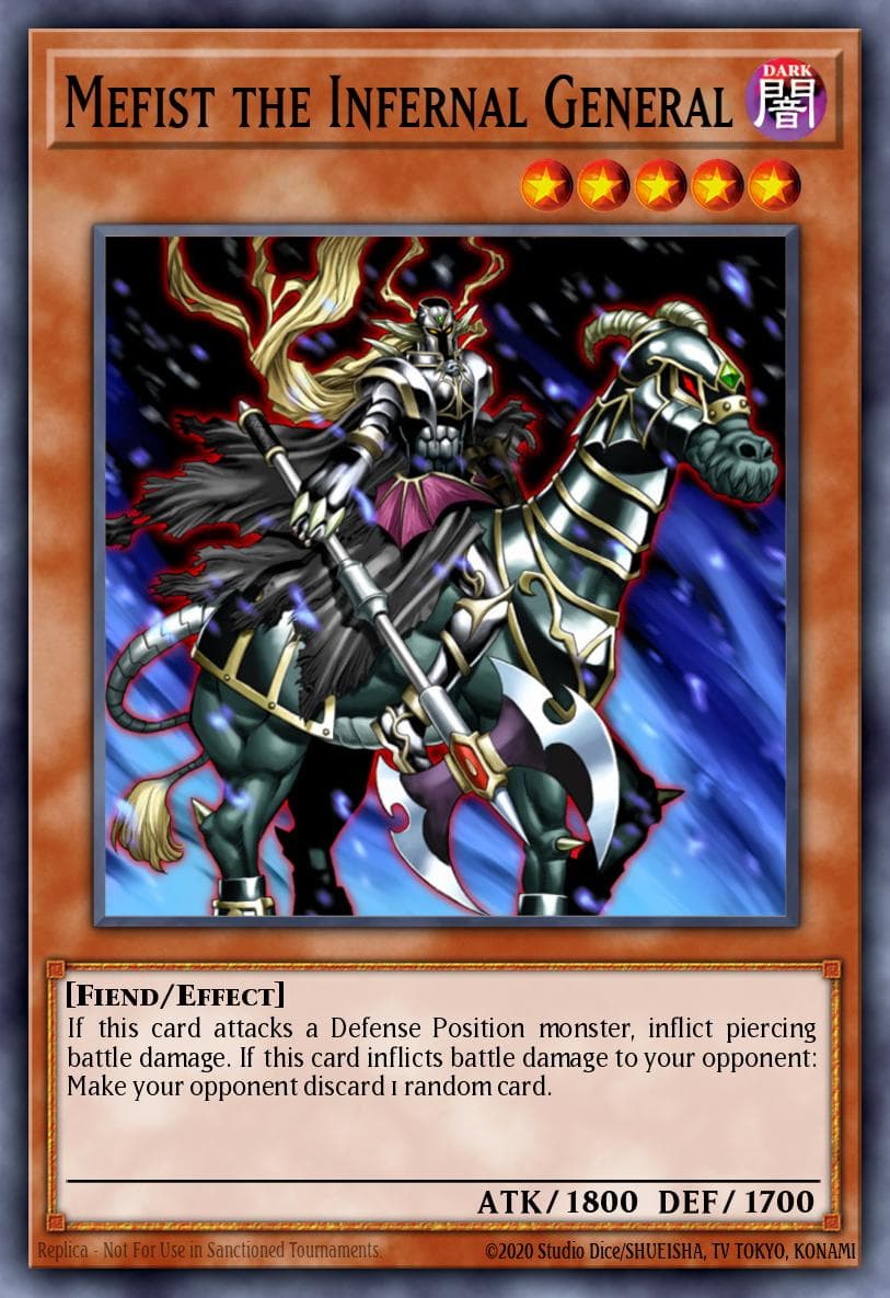 Mefist the Infernal General Dark Revelation Volume 1 card