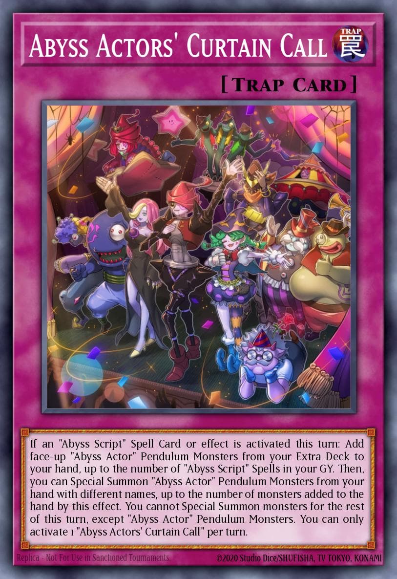 Abyss Actors' Curtain Call Legendary Duelists: Season 2 card