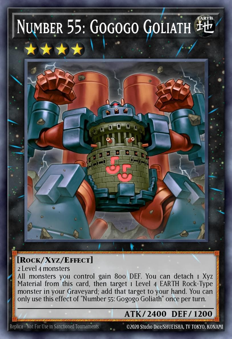 Number 55: Gogogo Goliath World Superstars card