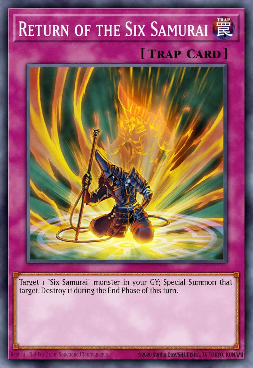 Return of the Six Samurai Gold Series 2009 card