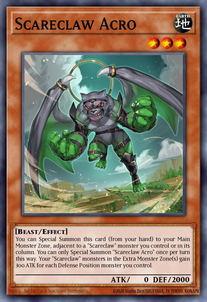 Scareclaw Acro Dimension Force card