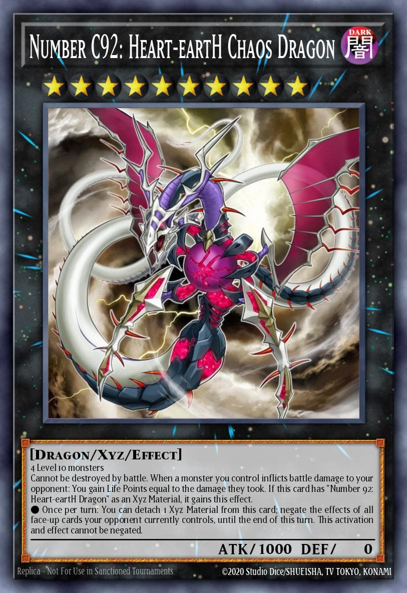 Number C92: Heart-eartH Chaos Dragon Battles of Legend: Chapter 1 card