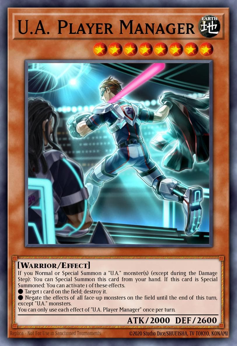 U.A. Player Manager Phantom Rage Premiere! promotional card card