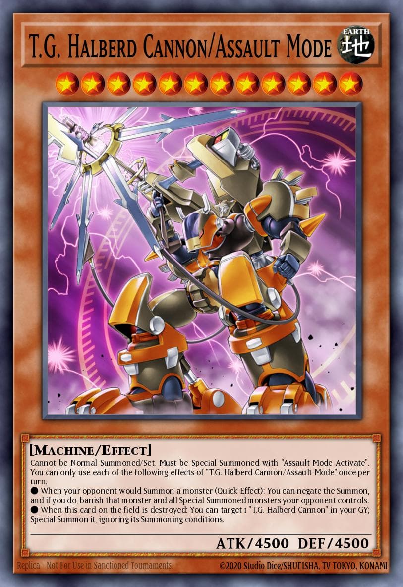 T.G. Halberd Cannon/Assault Mode Dark Neostorm Special Edition card
