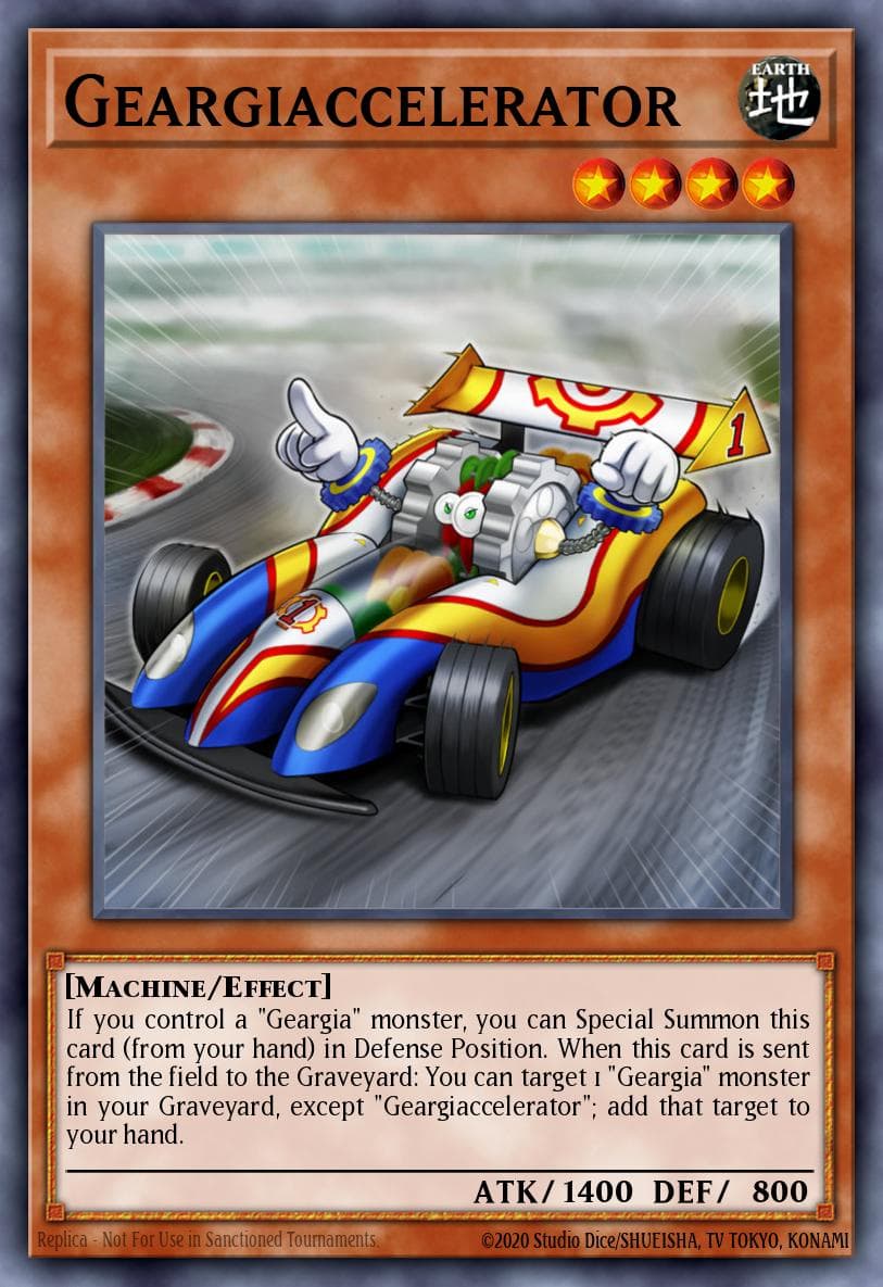 Geargiaccelerator Geargia Rampage Structure Deck card