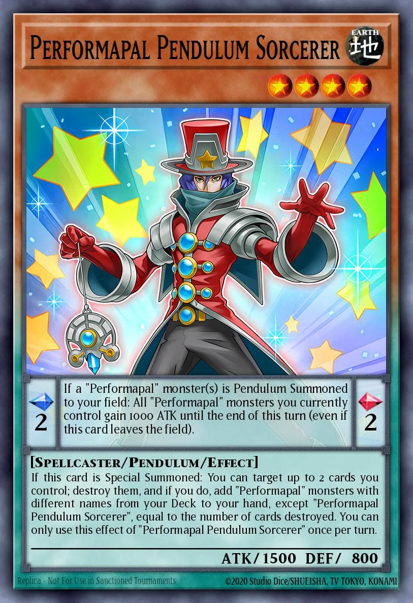 Performapal Pendulum Sorcerer Legendary Duelists: Magical Hero card