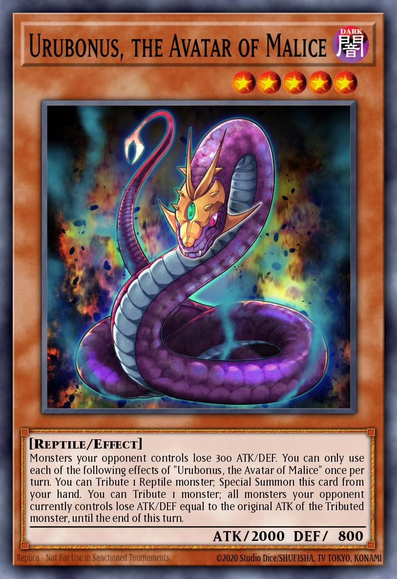 Urubonus, the Avatar of Malice Battles of Legend: Monstrous Revenge card