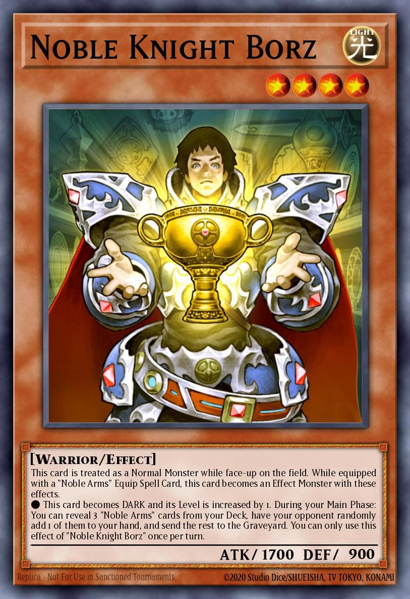 Noble Knight Borz OTS Tournament Pack 22 card