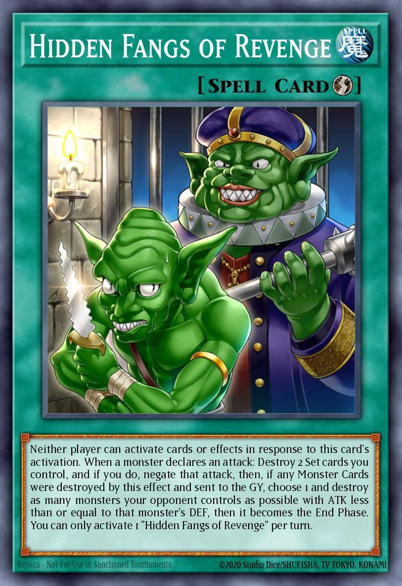Hidden Fangs of Revenge Brothers of Legend card