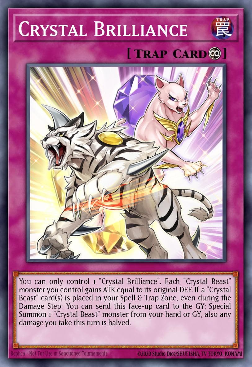 Crystal Brilliance Structure Deck: Legend of the Crystal Beasts card