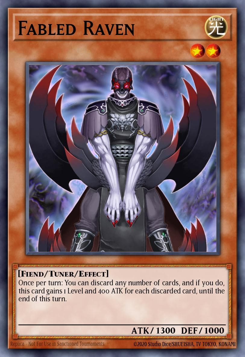 Fabled Raven Realm of Light Structure Deck card