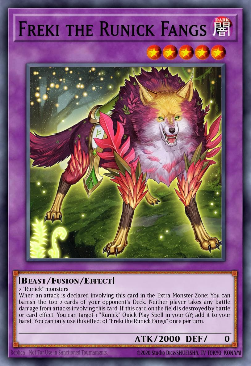 Freki the Runick Fangs 25th Anniversary Tin: Dueling Heroes Mega Pack card