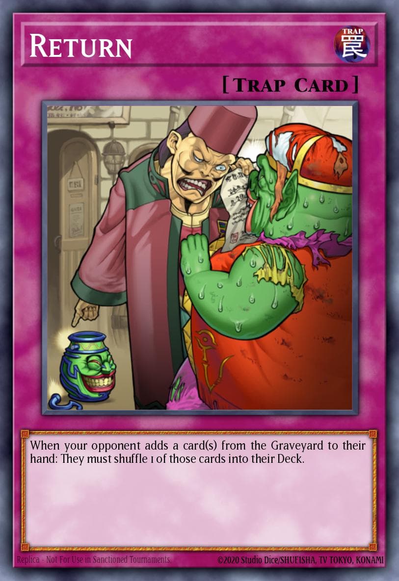 Return 遊戲王 card