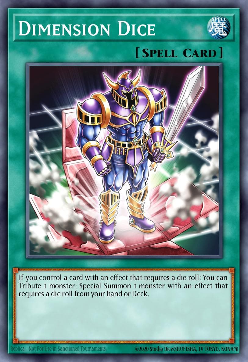Dimension Dice Battles of Legend: Crystal Revenge card