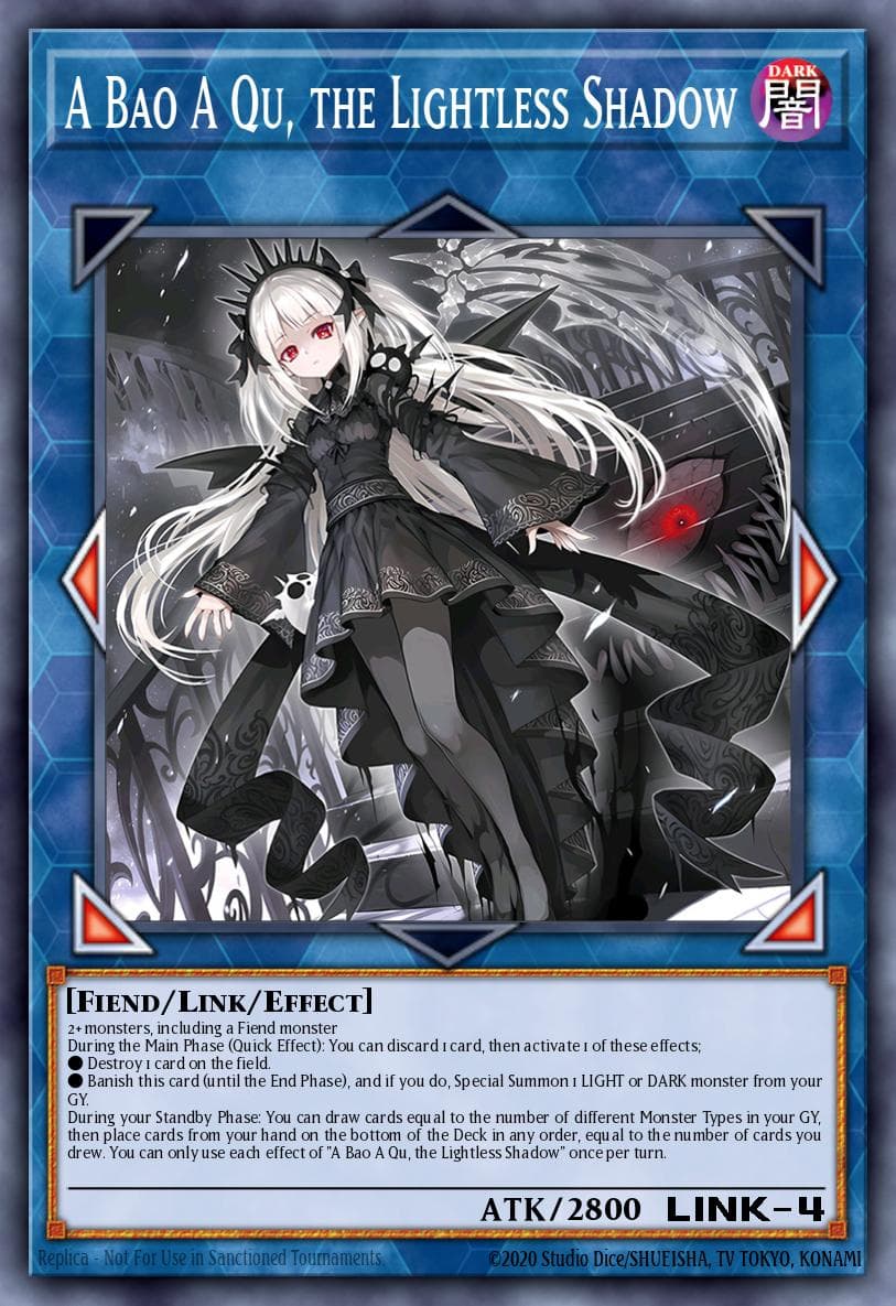 A Bao A Qu, the Lightless Shadow Supreme Darkness card